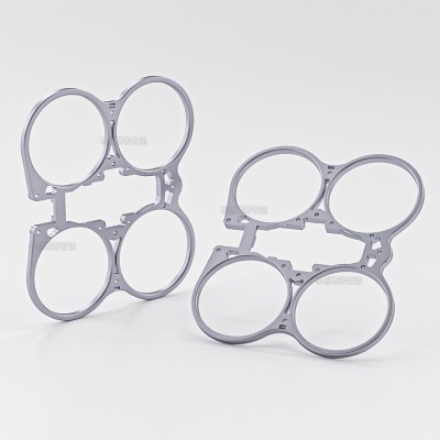 轻量化镁合金压铸一体成型四轴无人机飞行器防撞框架定制