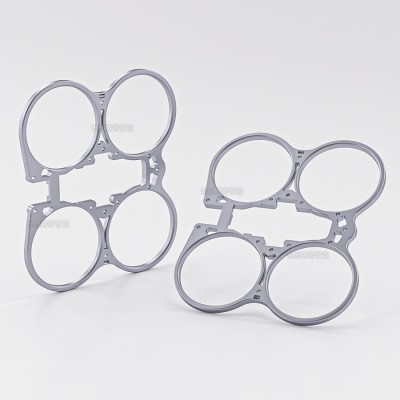 轻量化镁合金压铸一体成型四轴无人机飞行器防撞框架定制