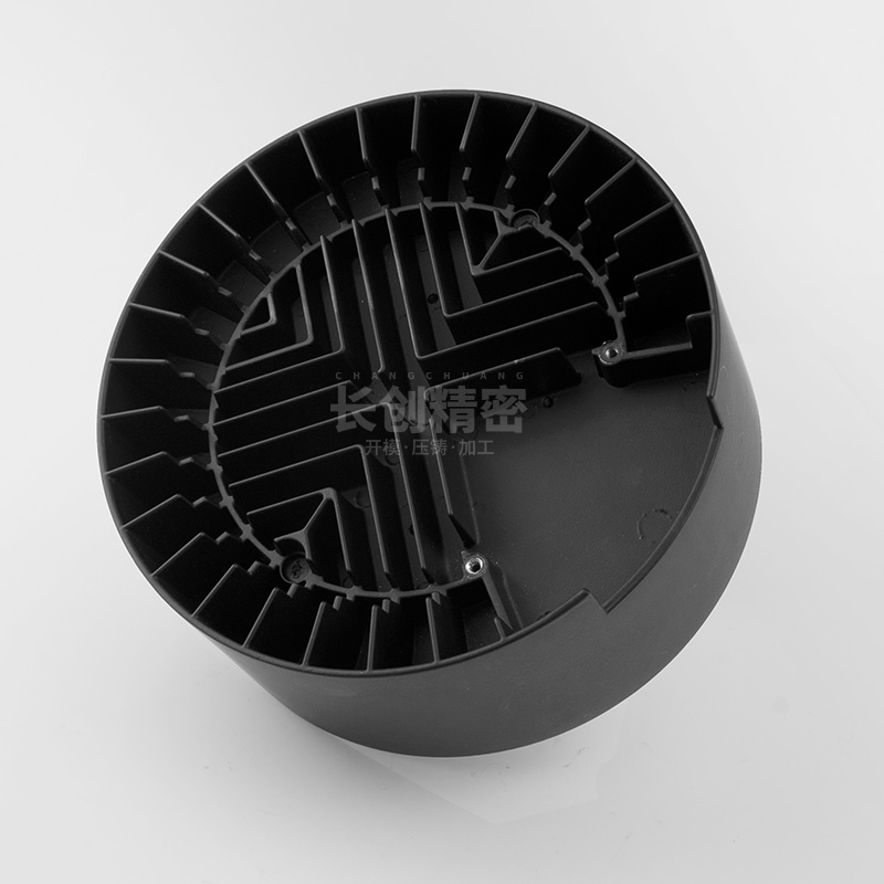  铝合金ADC12机电大功率灯具灯身压铸件散热器定制生产厂家