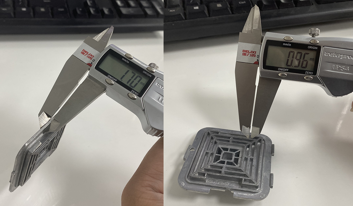 铝合金压铸件最小壁厚